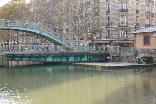 Saint-Martin-Kanal – Drehbrücke Rue Dieu 