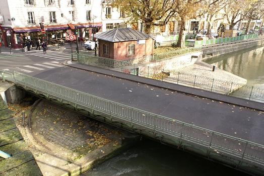 Saint-Martin-Kanal – Drehbrücke Grange-aux-Belles