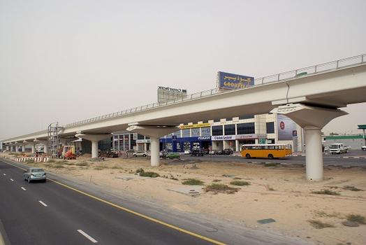 Rote Linie der Dubai Metro