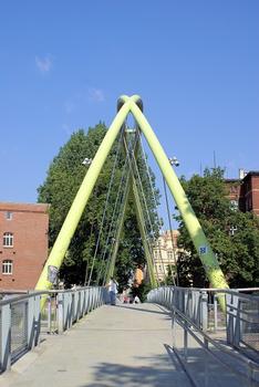 Fußgängebrücke zur Insel Slodowa