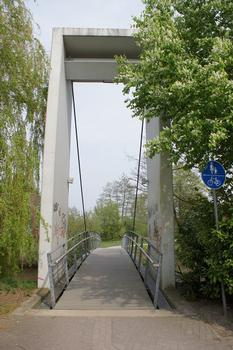 Passerelle haubanée sur le canal de Nordhorn-Almelo 