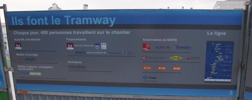 Ligne A/B du Tramway de Reims