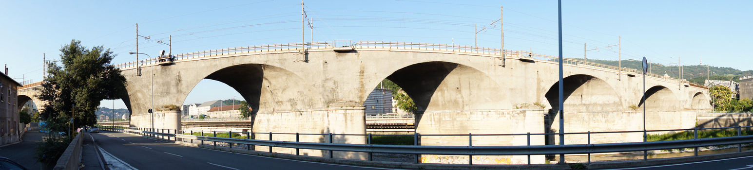Polcevera-Eisenbahnbrücke 