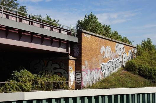 Pont ferroviaire sur le Sachsendamm