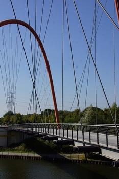 Nordsternpark Double Arch Bridge