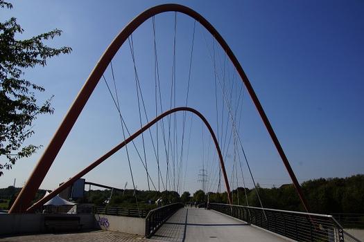 Nordsternpark Double Arch Bridge