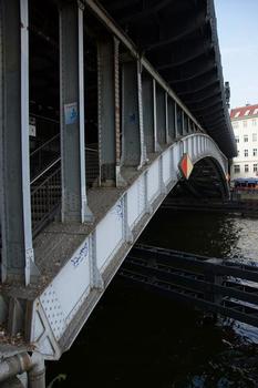 Railroad bridge over the Spree at Friedrichstrasse Station (1923)