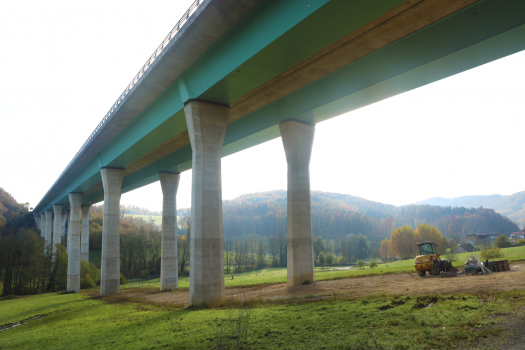 Die Dultenaugrabenbrücke zwischen Lörrach und Rheinfelden
