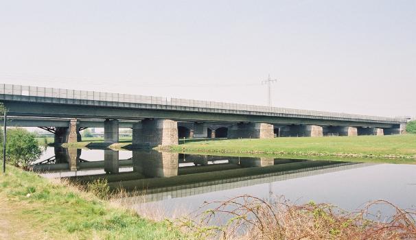 Autobahnbrücke Nr. 704 über die Ruhr (A3), Duisburg