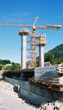 Varbrücke Puget-Théniers im Bau