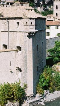 Stadtmauern in Entrevaux 