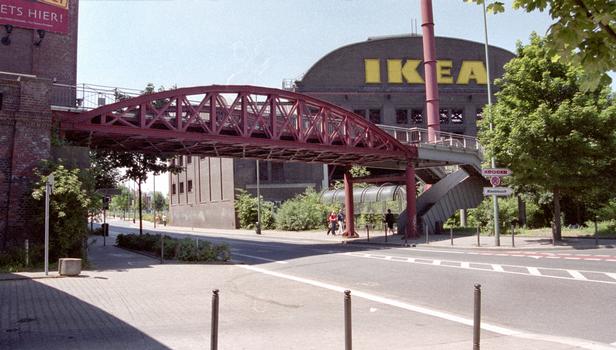 Bridge of the Krupp factory railroad in Essen
