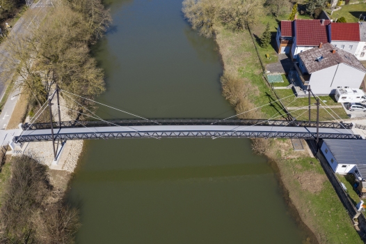 Geh- und Radwegbrücke Metzdorf-Moesdorf