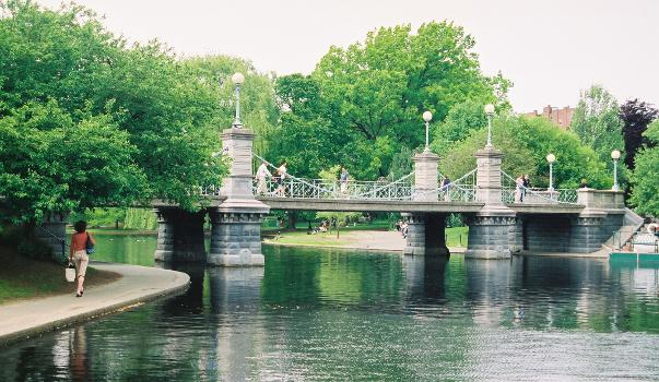 Suspension Bridge, Boston Public Garden, Boston, Masssachusetts
