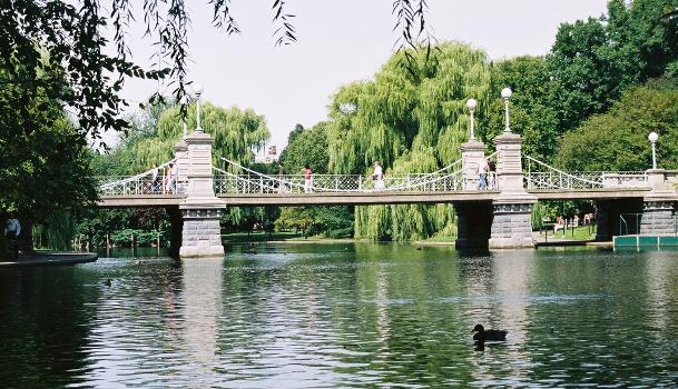 Lagoon Bridge, Boston Public Gardens, Boston, Massachusetts