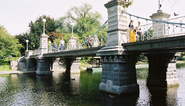 Lagoon Bridge, Boston Public Gardens, Boston, Massachusetts