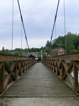 Hängebrücke Benešov u Semil