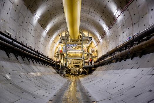 The technically extremely complex challenges make the construction of the 3.34 kilometer long tube for the Eurasia Tunnel one of the world's most demanding tunnelling projects. Thanks to the optimal cooperation of all project partners, tunnelling was completed on schedule on August 22, 2015.