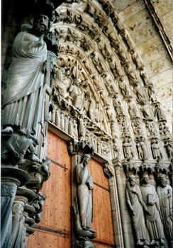 Cathédrale de Chartres.Portail méridional - portail du Jugement dernier