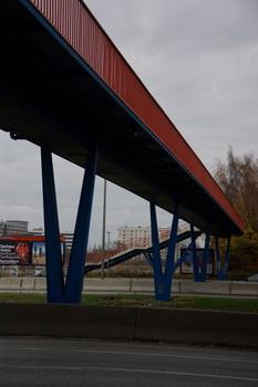 Pedestrian Overpass across Billhorner Brückenstrasse