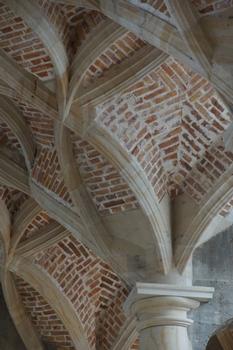 Voûte reconstruite de l'église du château de Dresde en Allemagne
