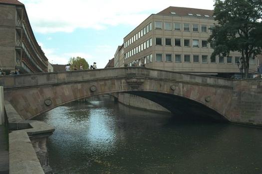 Fleischbrücke in Nürnberg, Bayern