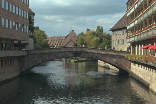 Fleischbrücke in Nürnberg, Bayern