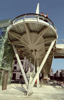 Piraeus Metro Station Acces Bridge