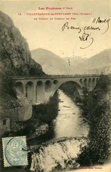 Eisenbahnbrücke Villefranche-de-Conflent