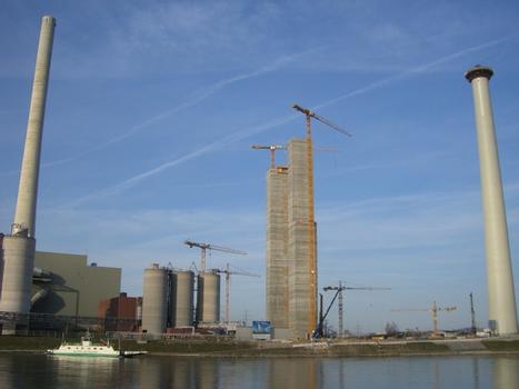 Großkraftwerk Mannheim Block 9 in Bau