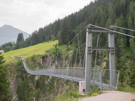 Passerelle suspendu de Holzgau