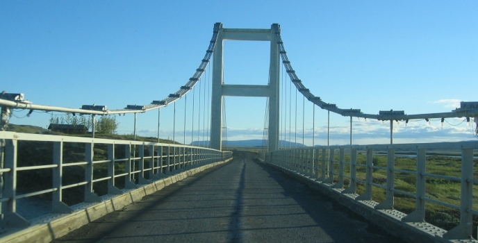 Hängebrücke Laugarás
