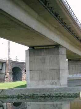 A3, Autobahnbrücke über die Ruhr, Duisburg