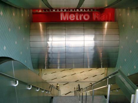 Hollywood & Highland Metro Station