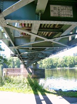 Pont sur le lac de Baldeney, Essen-Kupferdreh 