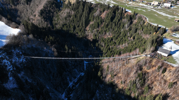 La Pendenta Hängebrücke