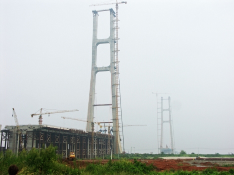 Schrägseilbrücke Jiujiang