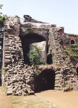 Ruins of the Emperor's Palace in Düsseldorf-Kaiserswerth