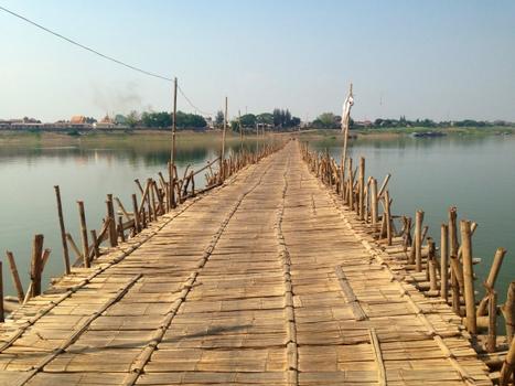 Bambusbrücke Kampong Cham