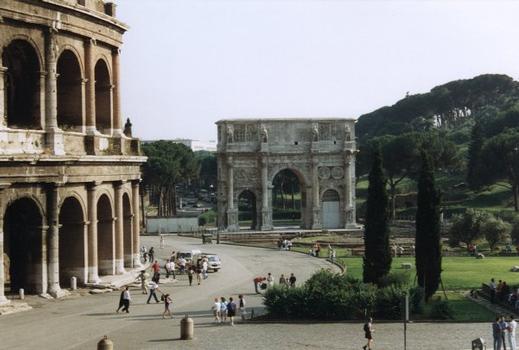 L'arc de Constantin, Rome