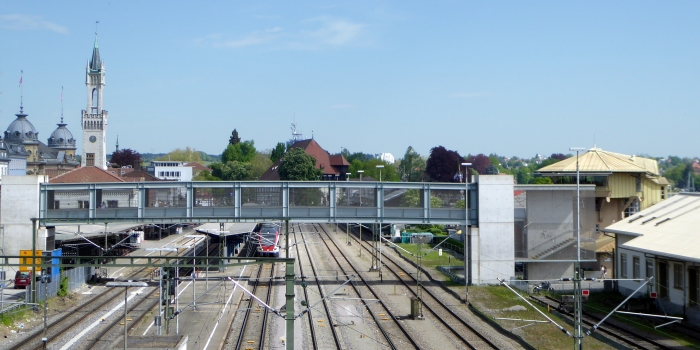 Fußgängerbrücke Bahnhof Konstanz