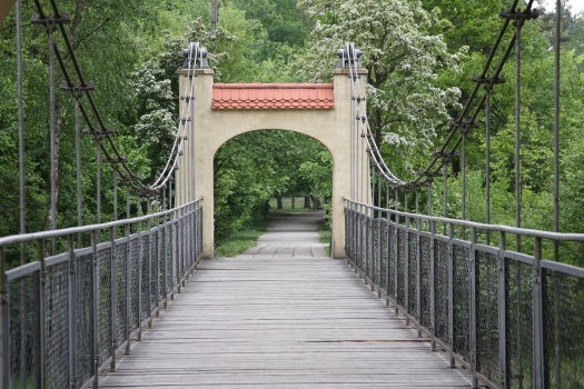 Hängebrücke Krupski Młyn
