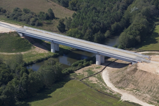 Viaduc de la Goujonne − TGV Süd-Europa-Atlantik