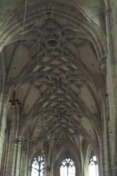 View down the choir and apse of Saint Lawrence Church, Nuremberg, Germany