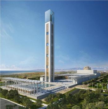 In Algier entsteht derzeit die drittgrößte Moschee der Welt. Der moderne Gebäudekomplex Djamaa el Djazair mit einem 265 Meter hohen Minarett übertrifft in seinen räumlichen Dimensionen sogar den Petersdom