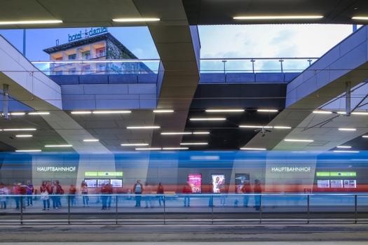 Europaplatz underground station in Graz