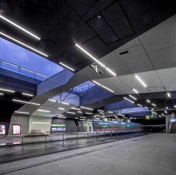 Europaplatz underground station in Graz