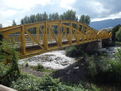 Ehemalige Talfer-Brücke der Bozen-Meran Bahn