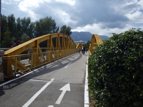 Talfer Bridge of the Bozen-Meran Rail Line