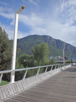 Geh- und Radwegbrücke über die Eisack